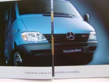 Mercedes Benz Sprinter Transporter Prospekt Januar 2000