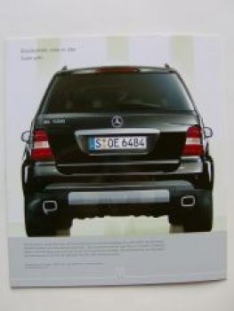 Mercedes Benz M-Klasse BR164 Prospekt Dezember 2004 NEU