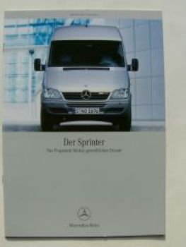 Mercedes Benz  Sprinter Programm 316CDI 208CDi April 2003