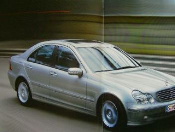 Mercedes Benz C-Klasse Limousinen W203 Prospekt Februar 2000