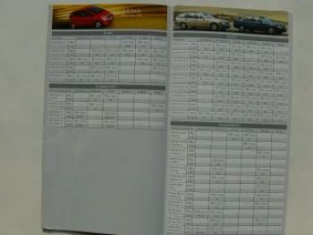 Mercedes Benz Preisliste Sommerreiffen & Kompletträder 2000