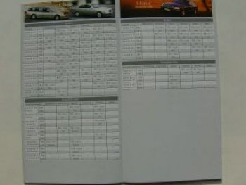 Mercedes Benz Preisliste Sommerreiffen & Kompletträder 2000