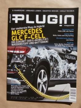 Plug in magazine 4/2016 Mercedes GLC F-Cell 350e, A3 Sportback e-tron, Citroen e-Mehari, Ioniq Electric,i3 (94Ah),DS E-Tense,
