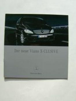 Mercedes Benz Viano X-Clusive Prospekt September 2007 BR638