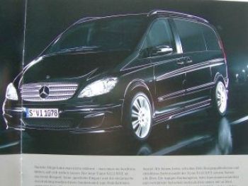 Mercedes Benz Viano X-Clusive Prospekt September 2007 BR638