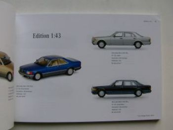 Mercedes Benz Classic Collection Miniaturen Prospekt 2008