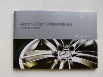 Mercedes Benz Leichtmetallräder Prospekt BR169 BR204 BR245