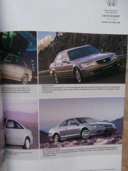 Honda Autos, Motorräder, Boote, Rasenmäher The Power of Dreams Katalog Juli 2002
