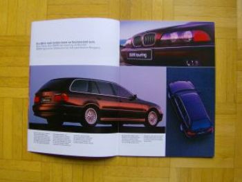 BMW 5er touring E39 Prospekt 1998 520i-540i+525tds