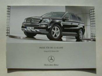 Mercedes Benz Preisliste GL-Klasse X164 Februar 2006