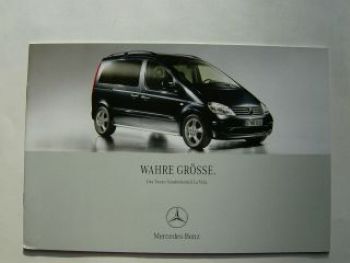 Mercedes Benz Vaneo La Vida Prospekt Juli 2003 NEU