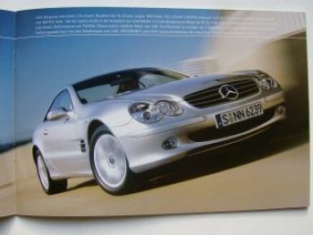 Mercedes Benz SL-Klasse Prospekt September 2001 R230