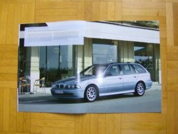 BMW Prospekt 5er Limousine Touring E39 Edition 2002