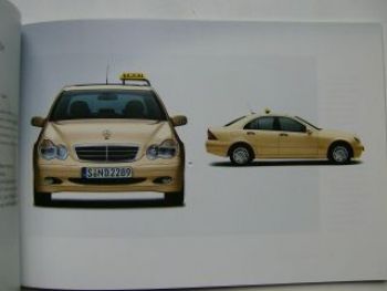 Mercedes Benz Taxi Modelle Prospekt W210 W203 W220