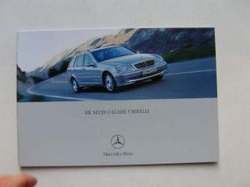 Mercedes Benz C-Klasse T-Modell Prospekt BR203 Dezember 2000