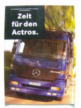 Mercedes Benz Actros Prospekt August 1996