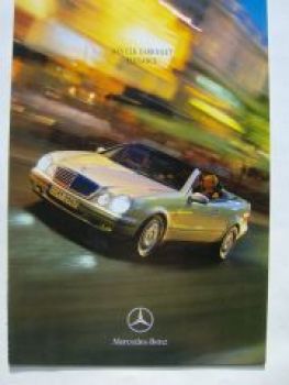 Mercedes Benz CLK Elegance +Sport W208 Prospekt Februar 1998