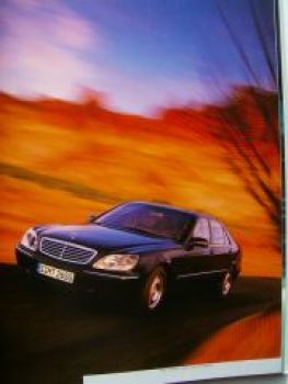 Mercedes Benz S-Klasse Vorstellung Buch W220 Mai 1999