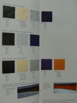 Mercedes Benz S-Klasse CL-Coupè SL Lacke & Polster August 1997