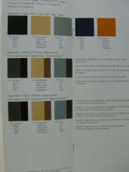 Mercedes Benz S-Klasse CL-Coupè SL Lacke & Polster August 1997