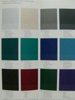 Mercedes Benz S-Klasse CL-Coupè SL Lacke & Polster August 1997