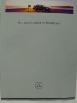 Mercedes Benz C-Klasse T-Modelle W202 Februar 1996 NEU