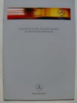 Mercedes Benz PKW Programm November 1999 NEU