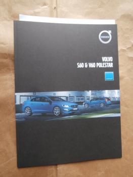 Volvo S60 & V60 Polestar Sonderprospekt 2016 NEU