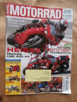 Motorrad 26/2006 Ducati 1098,Honda CBR 600RR,Triumph Tiger,Suzuki TL 1000 R/S Gebrauchtberatung,