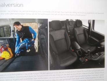Renault Kangoo Blue dCi80 95 115+Limited +Intens Prospekt Februar 2019+Preisliste
