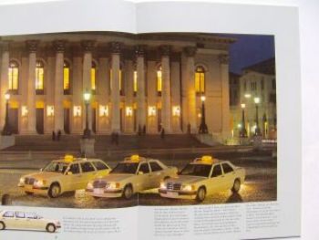 Mercedes Benz Taxi-Modelle Prospekt W124 +Lang W201 2/1992