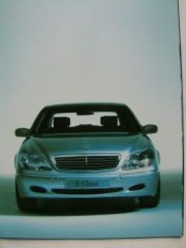 Mercedes Benz S-Klasse W220 August 1998 Prospekt
