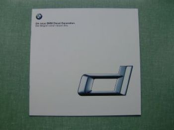 BMW Diesel Vorstellungsprospekt A3 Format 1998 E39 E38