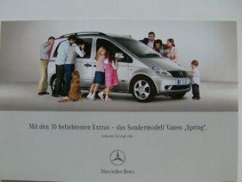 Mercedes Benz Vaneo Spring Prospekt März 2003 NEU