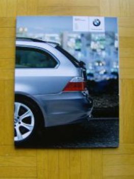 BMW 5er Touring E61 Prospekt 525i+545i+525d+530d 2004