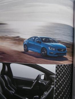 Volvo S60 & V60 Polestar Sonderprospekt 2016 NEU
