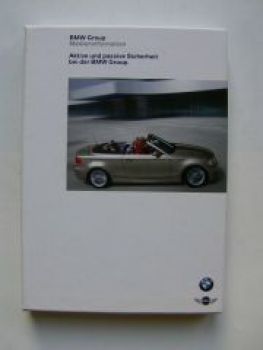 BMW Aktive und Passive Sicherheit Pressemappe +CD 10/2008