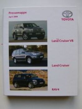Toyota Pressemappe Land Cruiser V8 +RAV4 April 2008