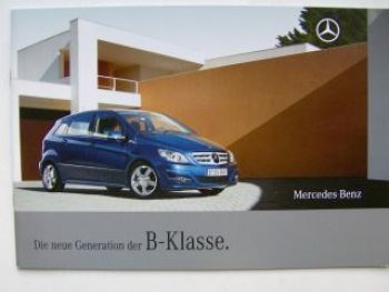 Mercedes Benz B-Klasse BR245 Prospekt April 2008