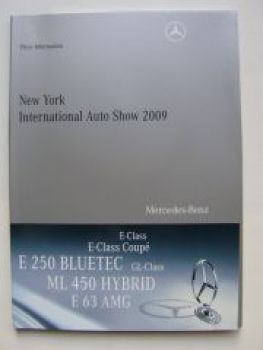 Mercedes Benz New York BR212 ML450 Hybrid BR164 E63 AMG