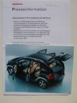Honda FR-V Facelift Presseinformation Dezember 2006 +Foto