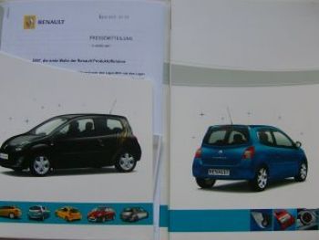 Renault Genf Motorshow 2007 Pressemappe Twingo