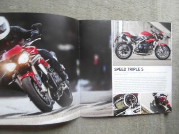 Triumph Roadsters & Supersports 2016 Speed Triple S +Triple R +Daytona 675 R Prospekt