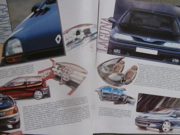 Renault E Il Design 1994 Twingo,Clio,Scenic,Laguna Safrane Italienischer Katalog