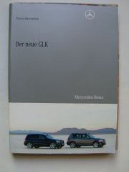 Mercedes Benz GLK Pressemappe +DVD +Fotos Juli 2008