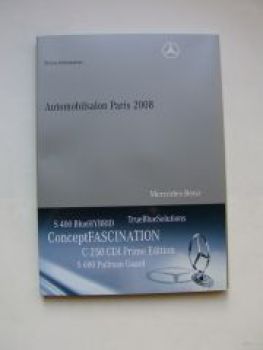 Mercedes Benz Paris 2008 S400 BlueHYBRID BR220 Pullman Guard