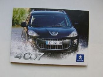 Peugeot Pressemappe 4007 Juni 2007 +CD