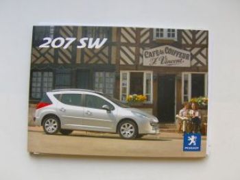 Peugeot Pressemappe 207 SW Juni 2007 +CD +Fotos