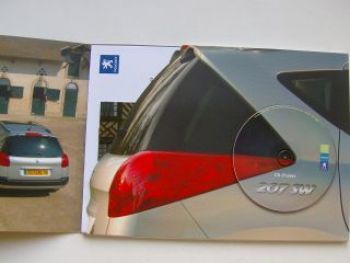 Peugeot Pressemappe 207 SW Juni 2007 +CD +Fotos