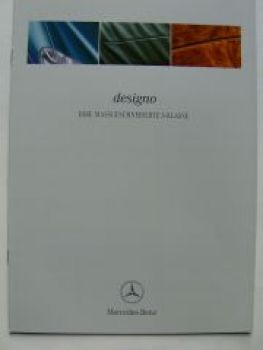 Mercedes Benz S-Klasse BR220 designo Prospekt Januar 1999